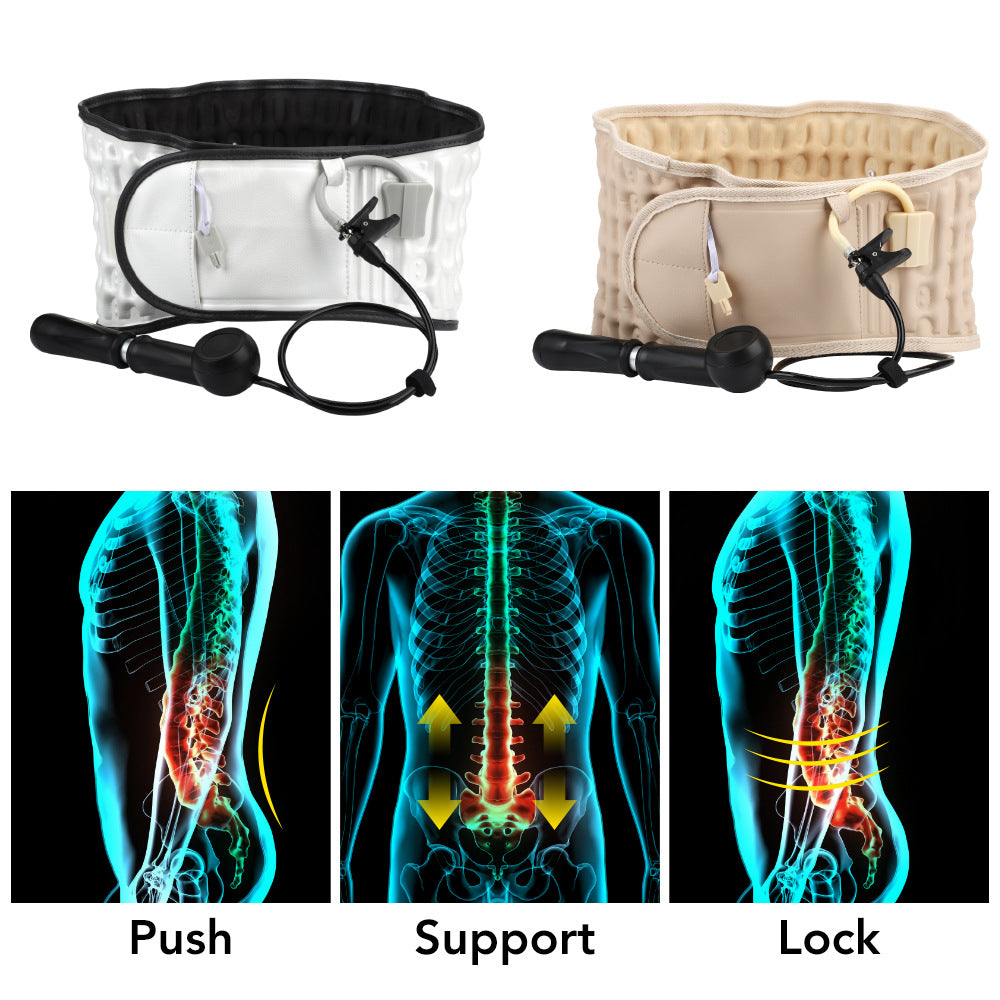 Inflatable Waist Belt For The Elderly To Relieve Low Back Pain