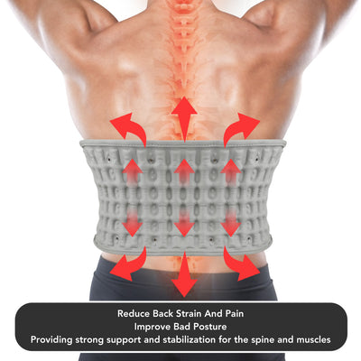 Inflatable Waist Belt To Relieve Low Back Pain