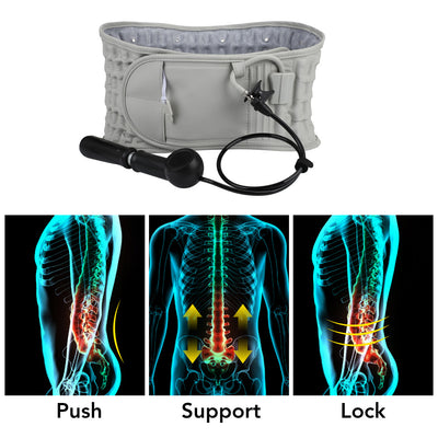 Inflatable Waist Belt To Relieve Low Back Pain